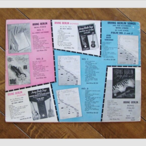 Irving Berlin's No. 1 Beginner Piano Sheet Music Best Student Edition With Words - Picture 5 of 5